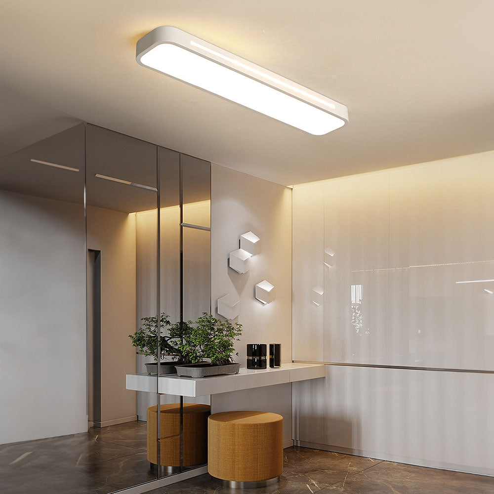 Flush Mount Rectangular Ceiling Light