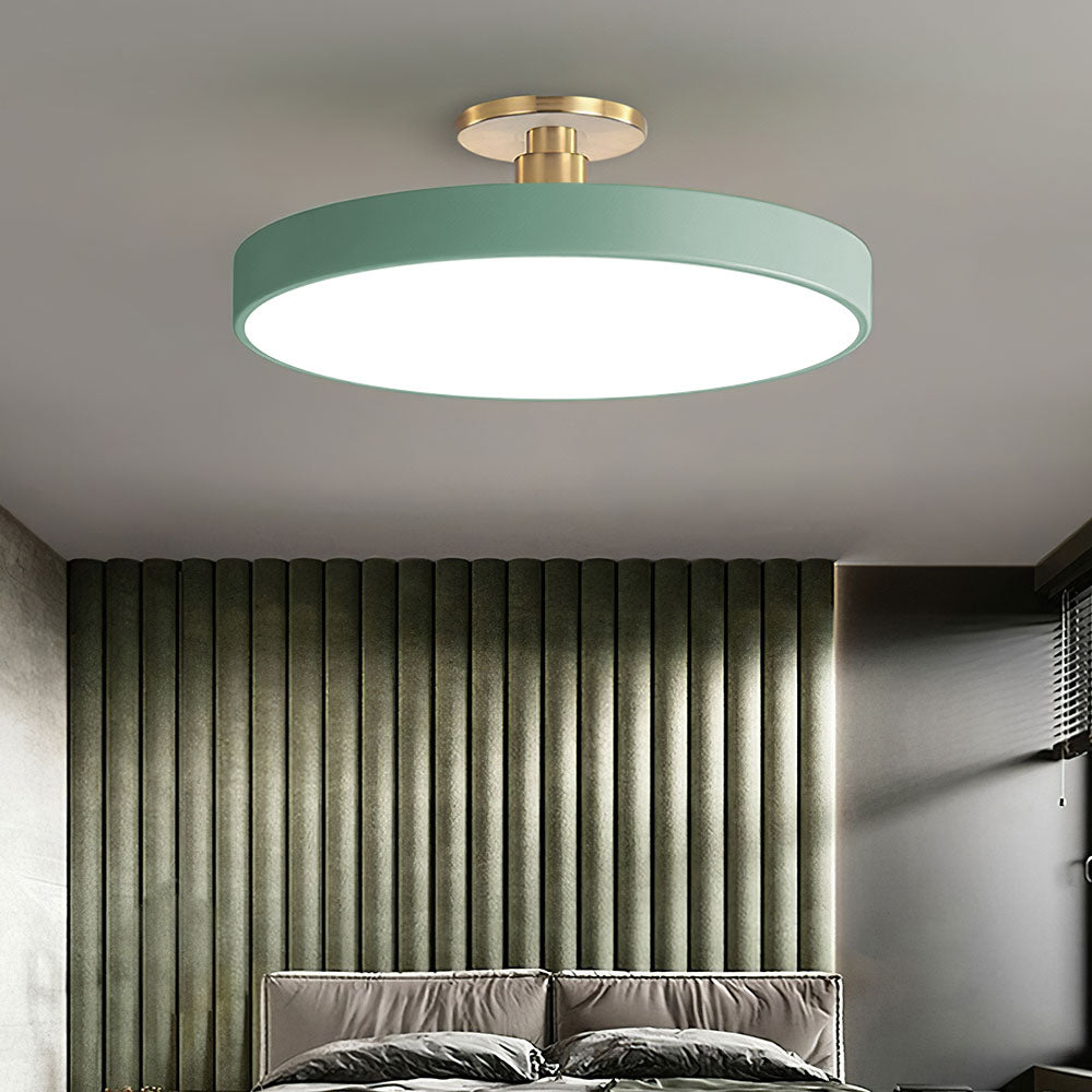 Semi Flush Ceiling Light Dimmable Lighting