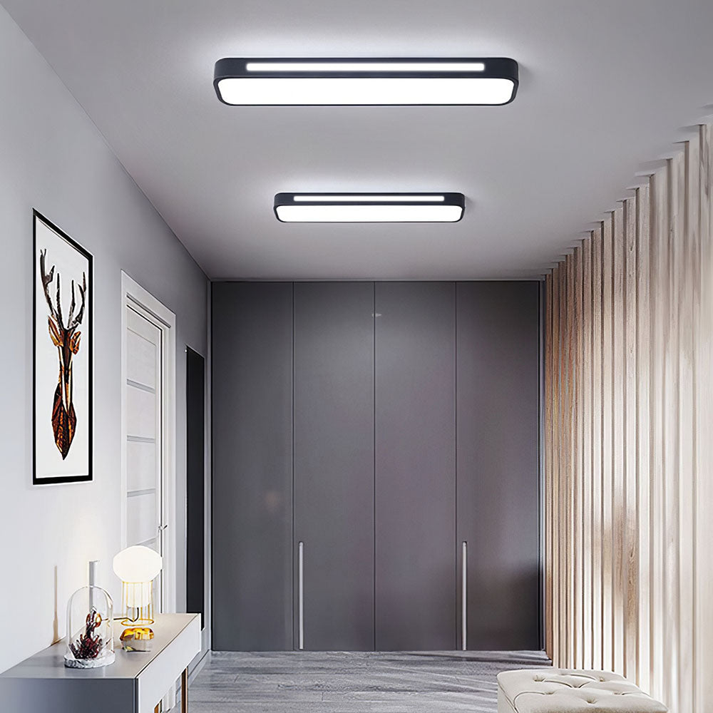 Flush Mount Rectangular Ceiling Light
