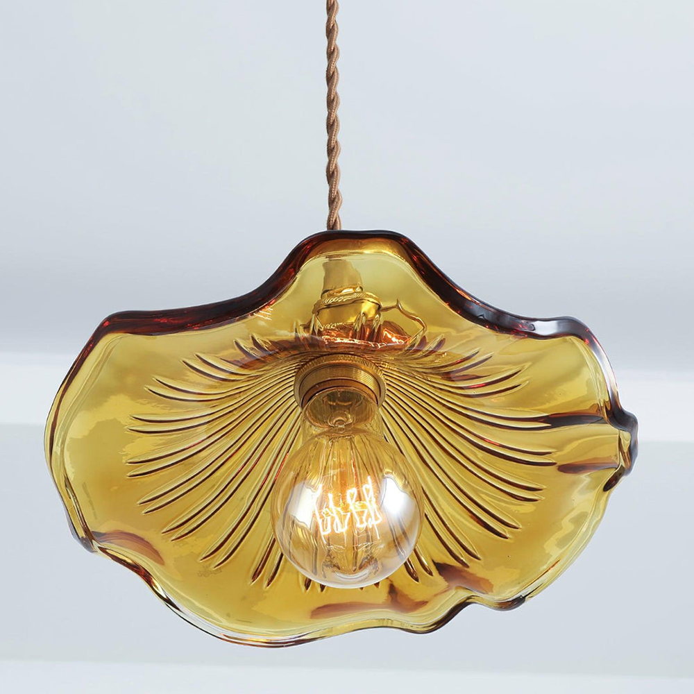 Ceiling Mounted Pendant Ceiling Light Glass Shade