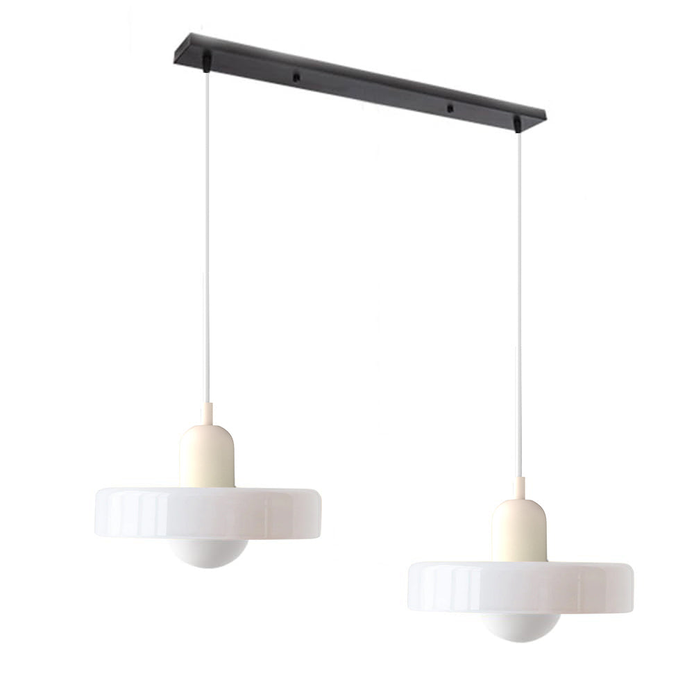 Twin Plate Shade Pendant Ceiling Lamp