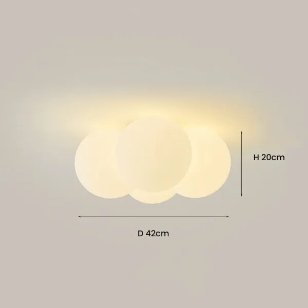 Decorative Cloud Flush Mount Ceiling Lamp