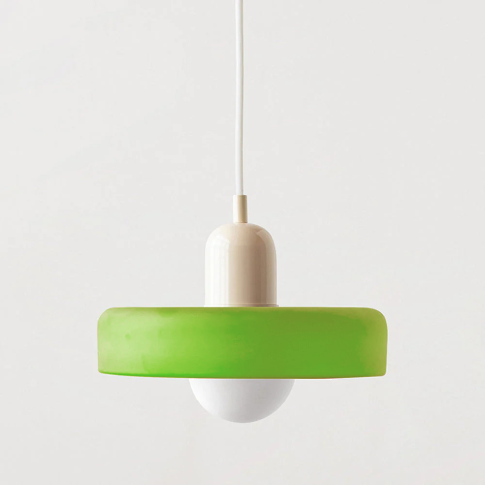 Linear Pendant Ceiling Light Glass Shade