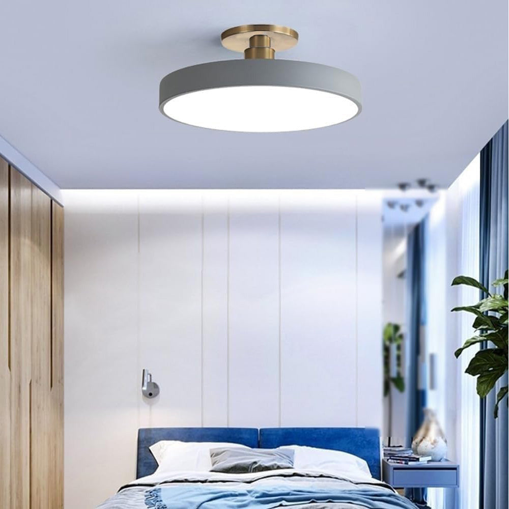 Semi Flush Ceiling Light Dimmable Lighting