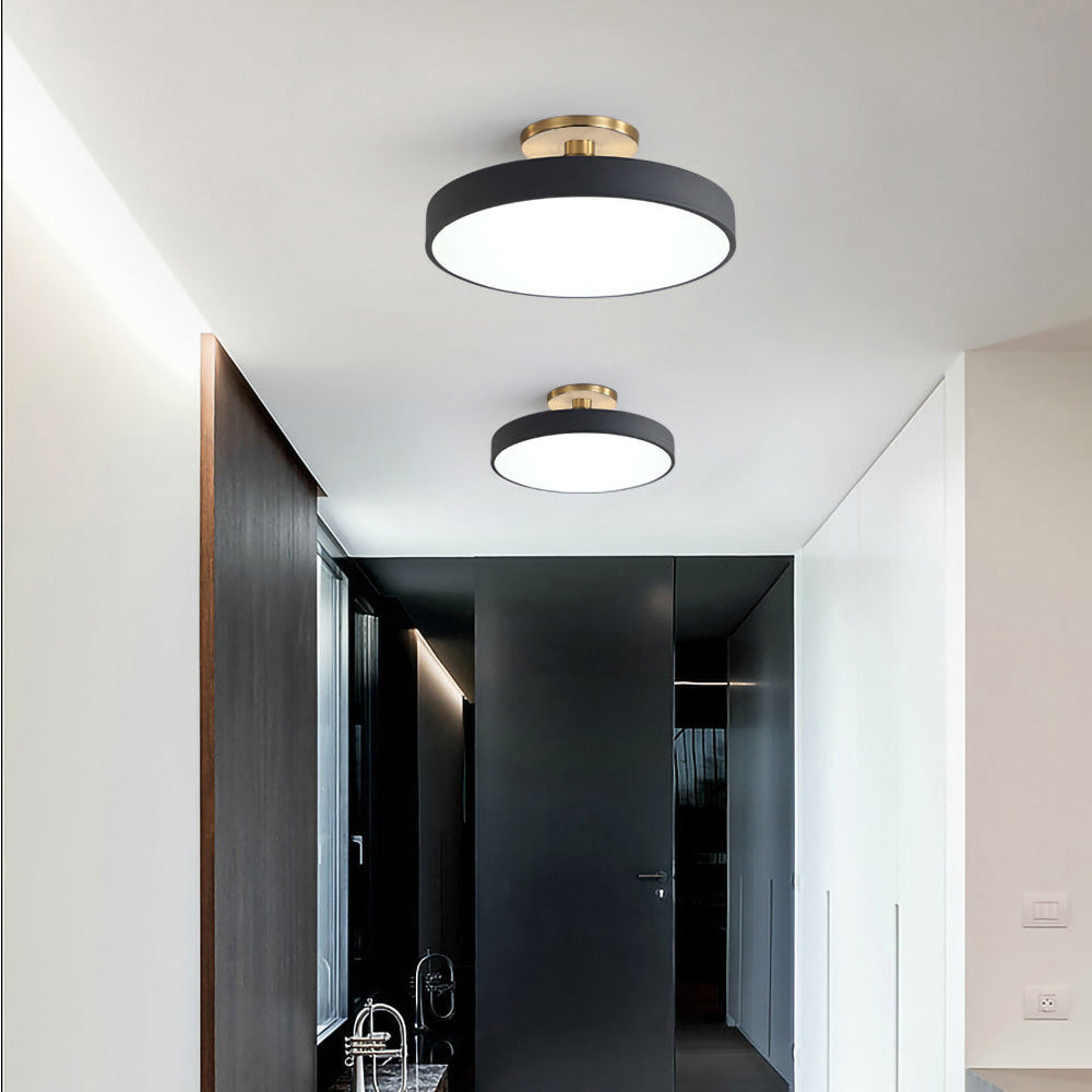 Semi Flush Ceiling Light Dimmable Lighting