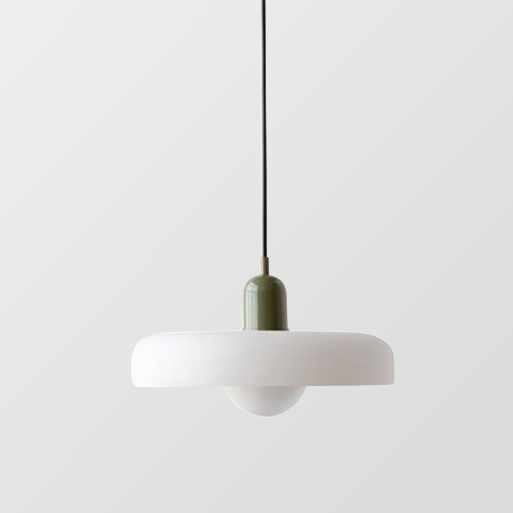 Linear Pendant Ceiling Light Glass Shade
