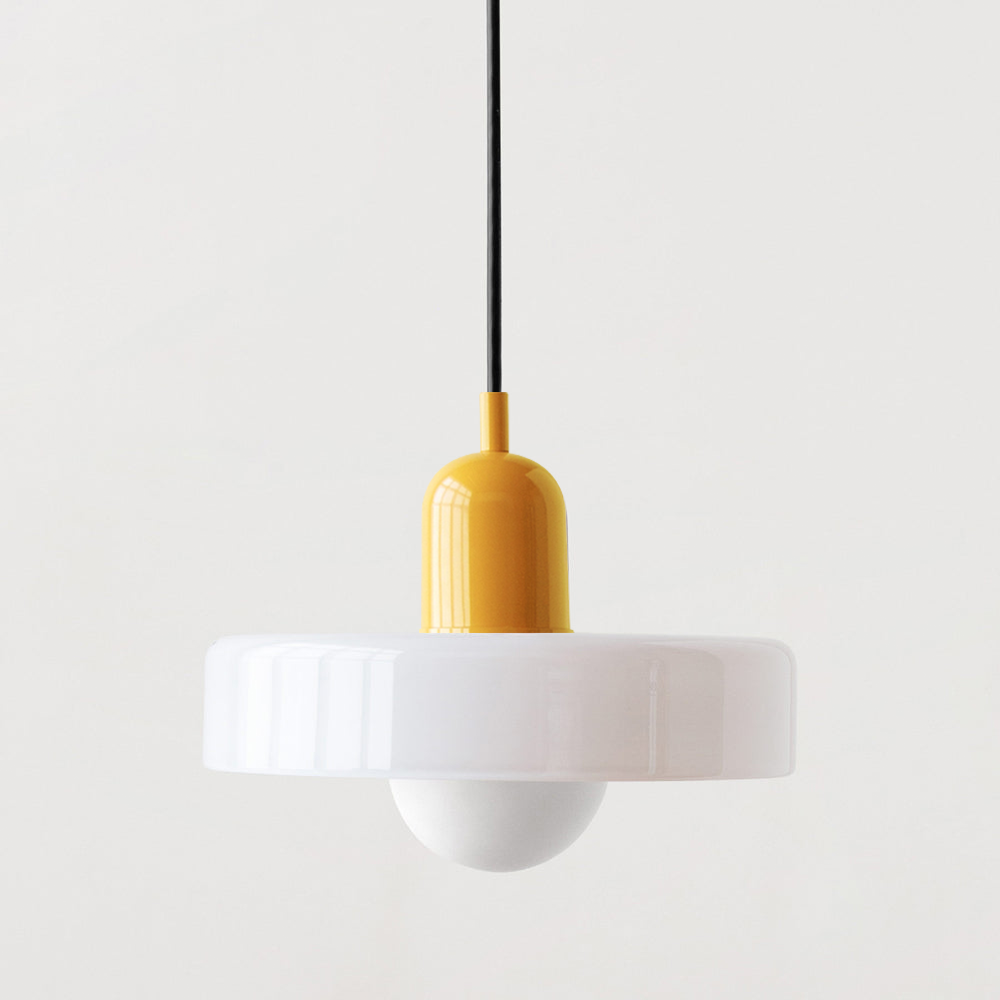 Linear Pendant Ceiling Light Glass Shade