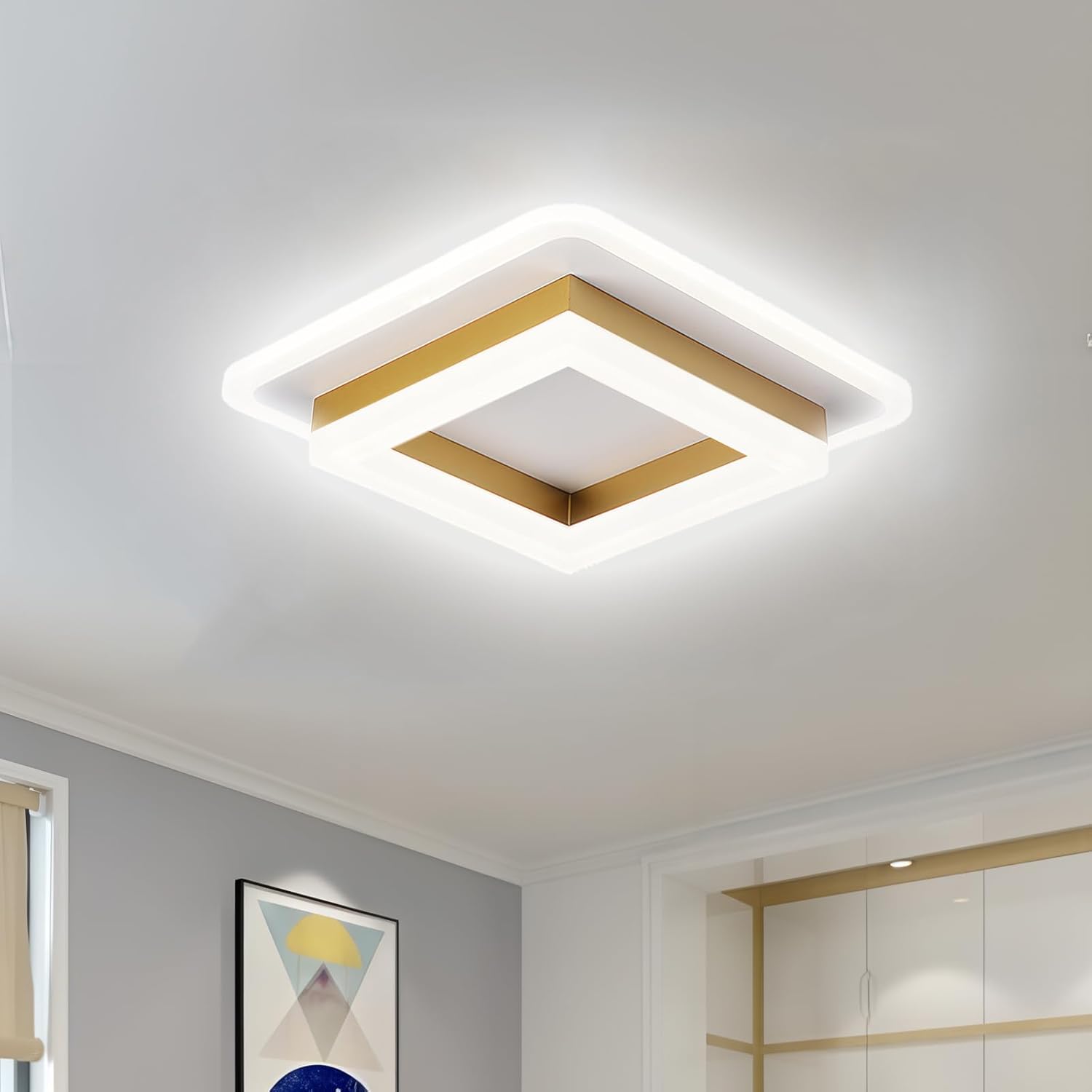 Flush Mount Ceiling Light Dimmable Lighting