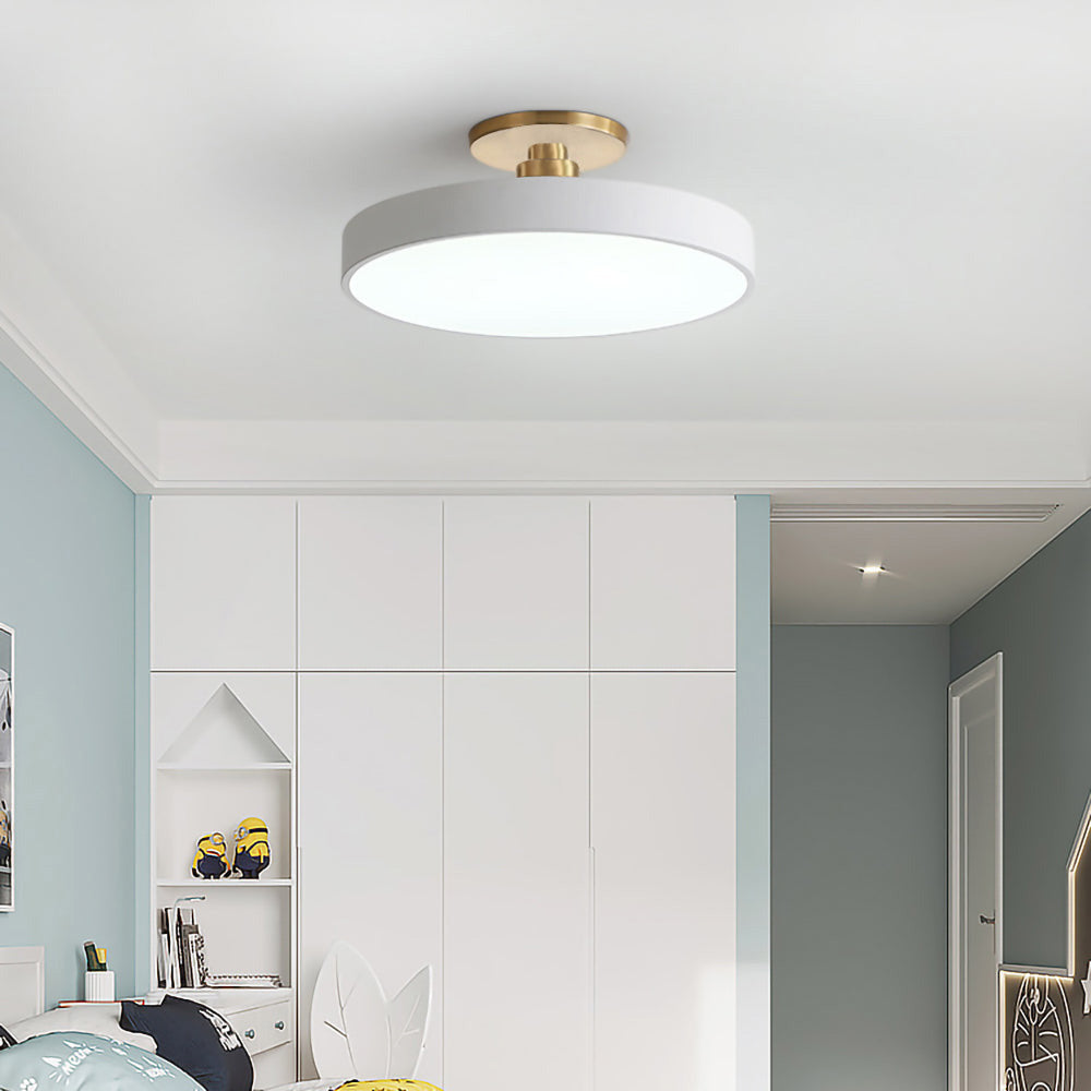 Semi Flush Ceiling Light Dimmable Lighting