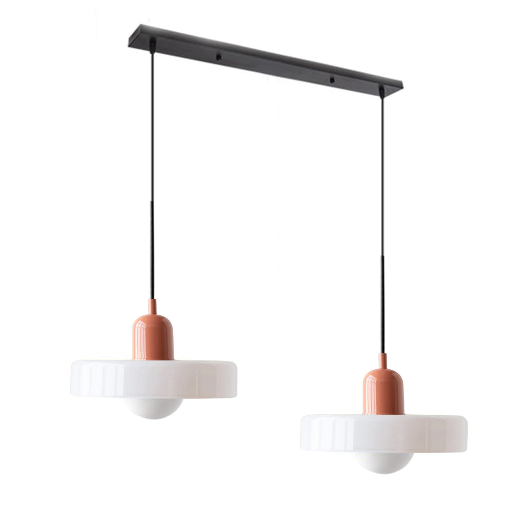 Twin Plate Shade Pendant Ceiling Lamp