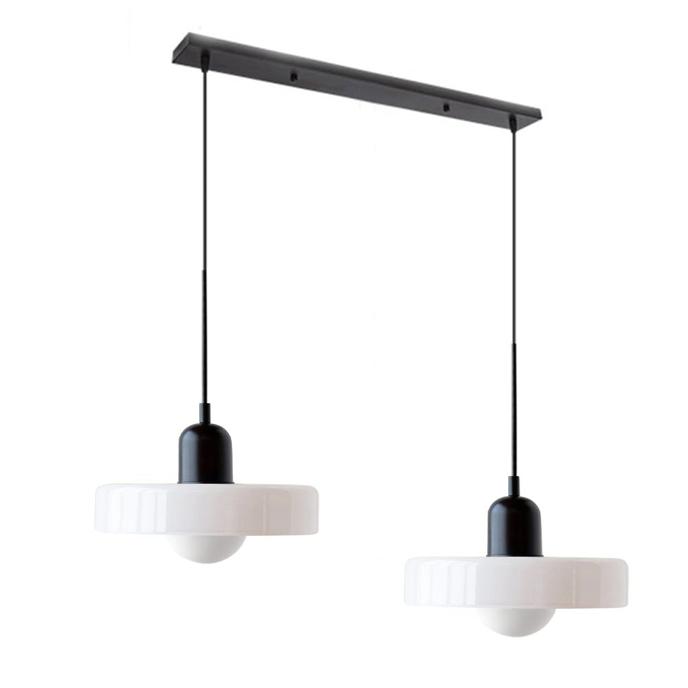 Twin Plate Shade Pendant Ceiling Lamp