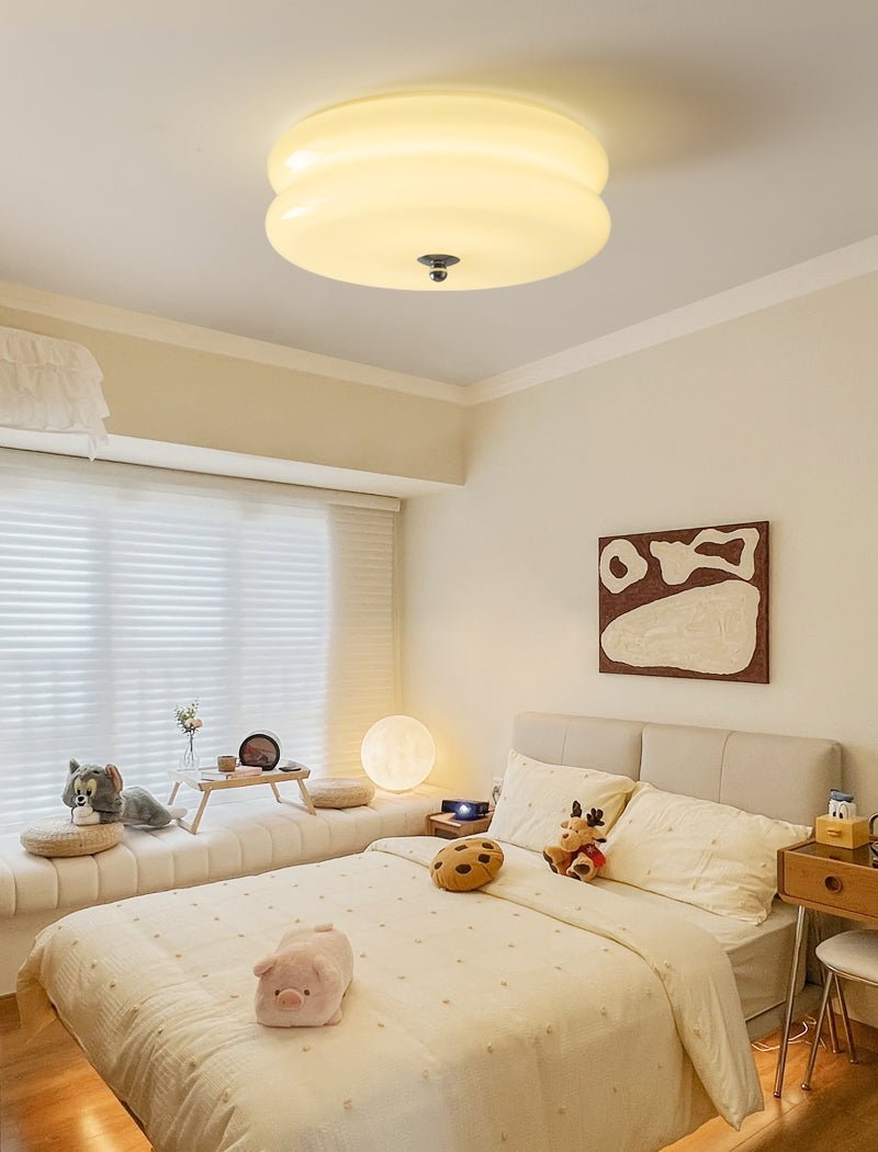Flush Mount Dimmable Round Ceiling Light