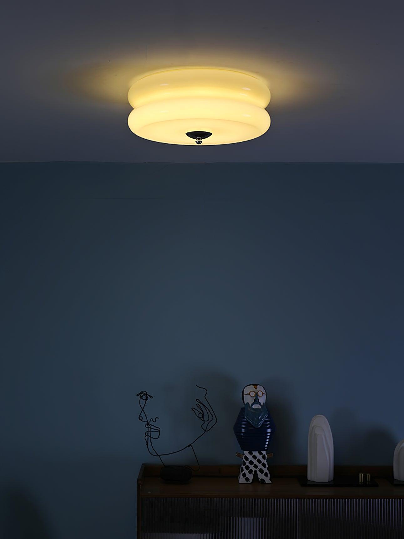 Flush Mount Dimmable Round Ceiling Light