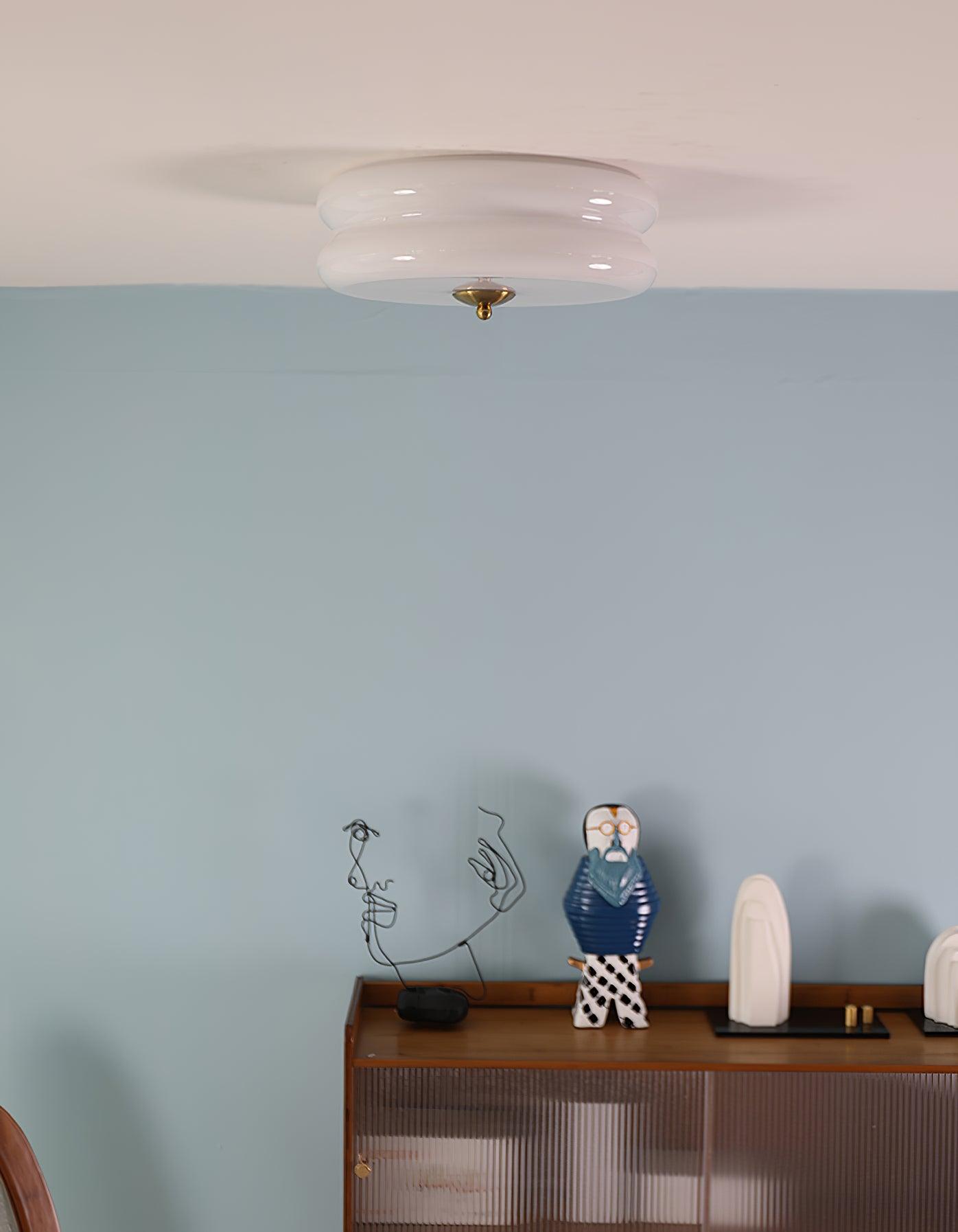Flush Mount Dimmable Round Ceiling Light
