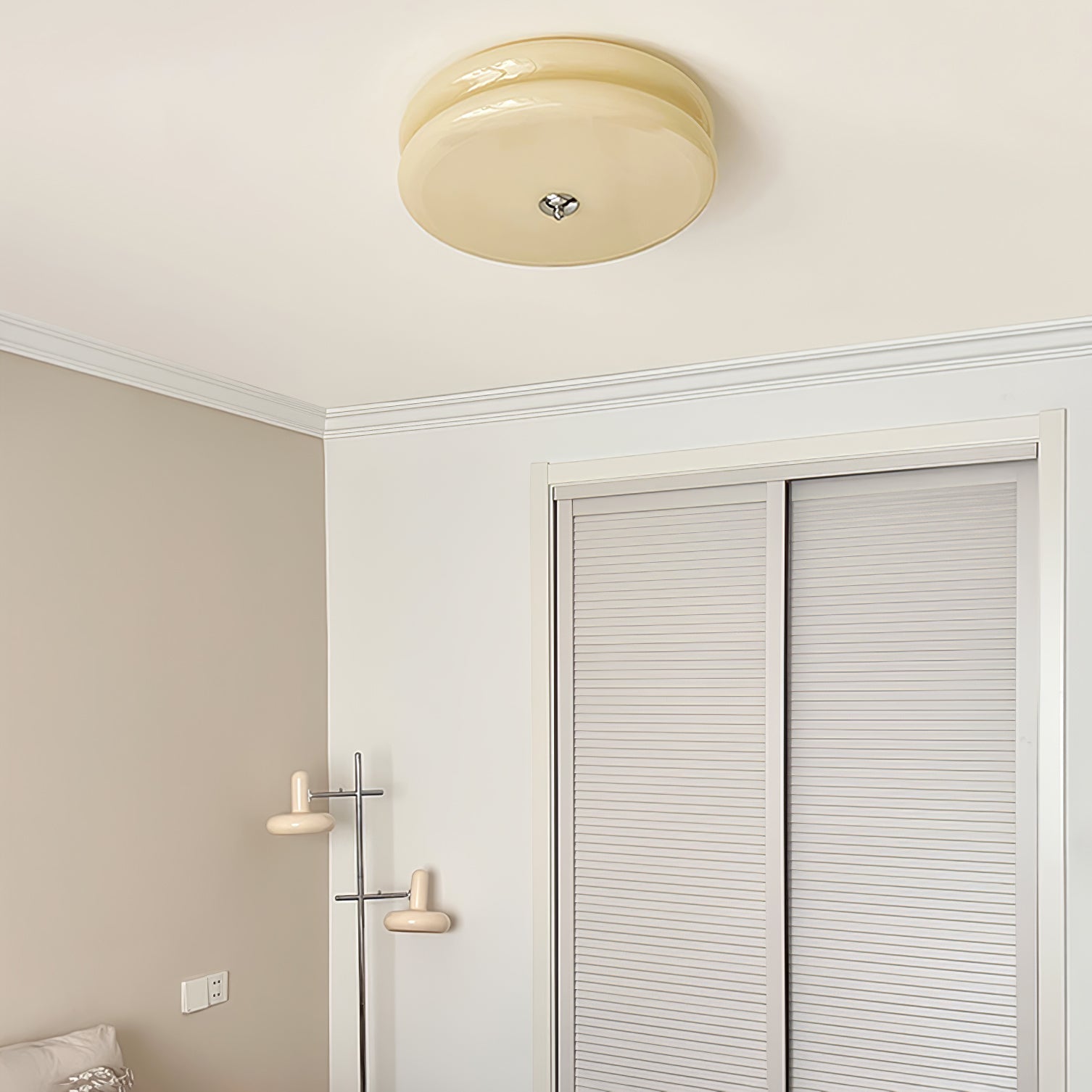 Flush Mount Dimmable Round Ceiling Light