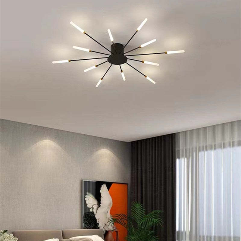 Starburst Radial Flush Mount Ceiling Lamp