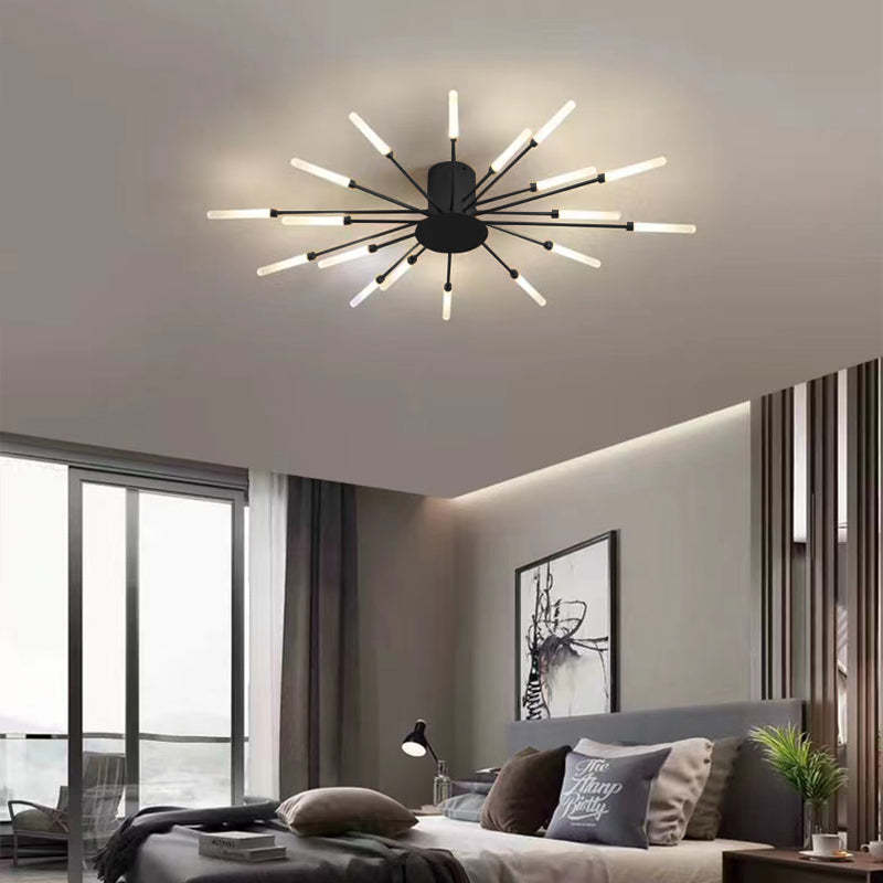 Starburst Radial Flush Mount Ceiling Lamp