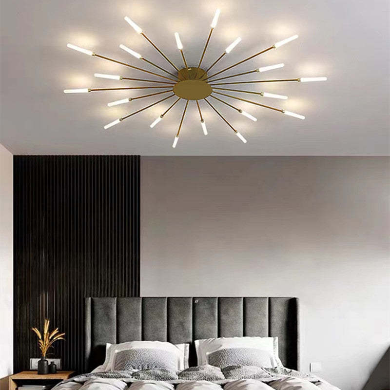 Starburst Radial Flush Mount Ceiling Lamp