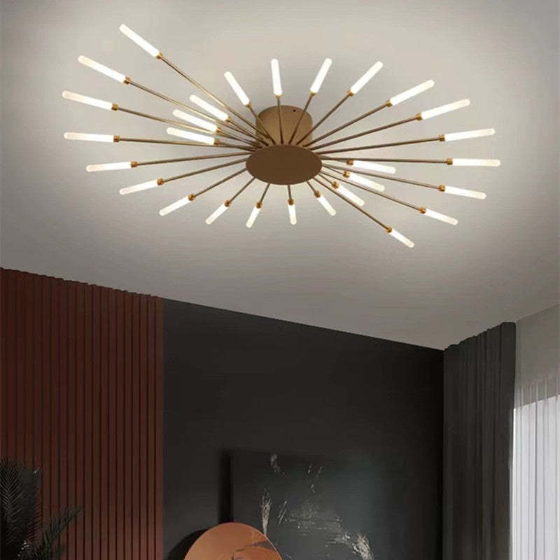 Starburst Radial Flush Mount Ceiling Lamp