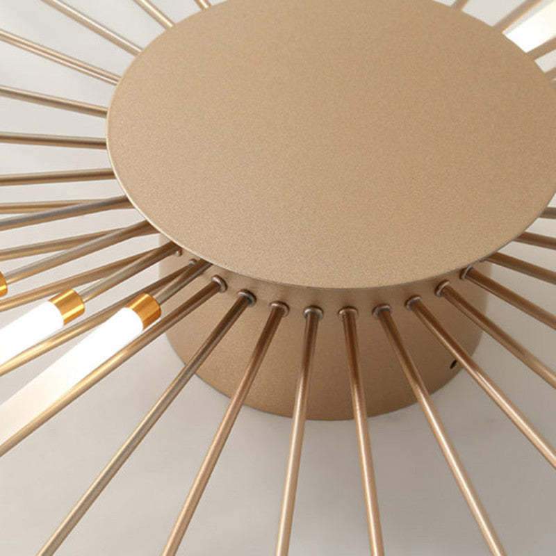 Starburst Radial Flush Mount Ceiling Lamp