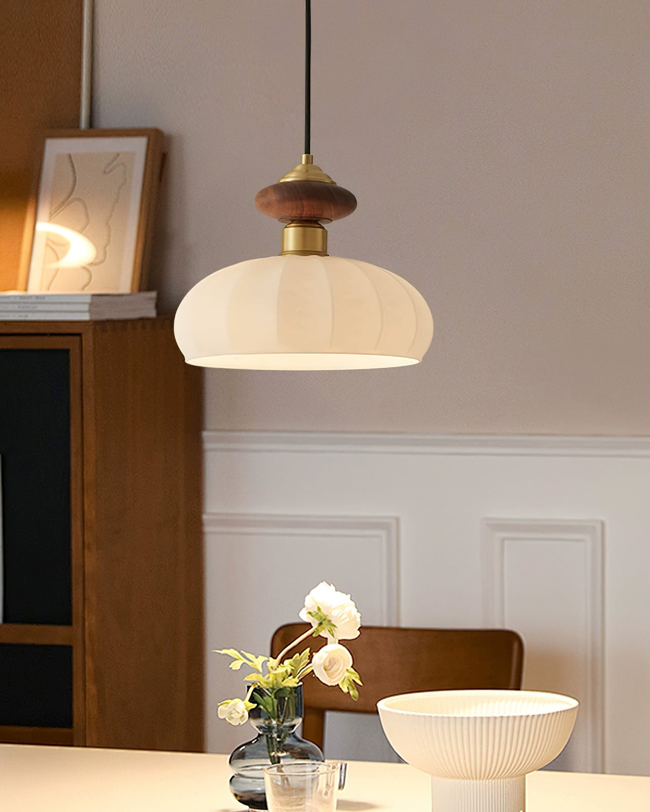 Single Hanging Round Ceiling Light
