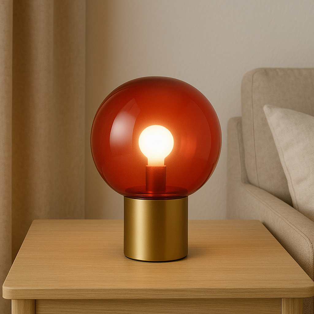 Round Orb Table Lamp