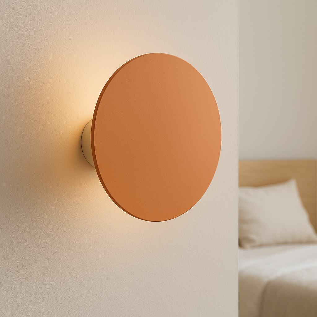 LED Round Flat Wall Light