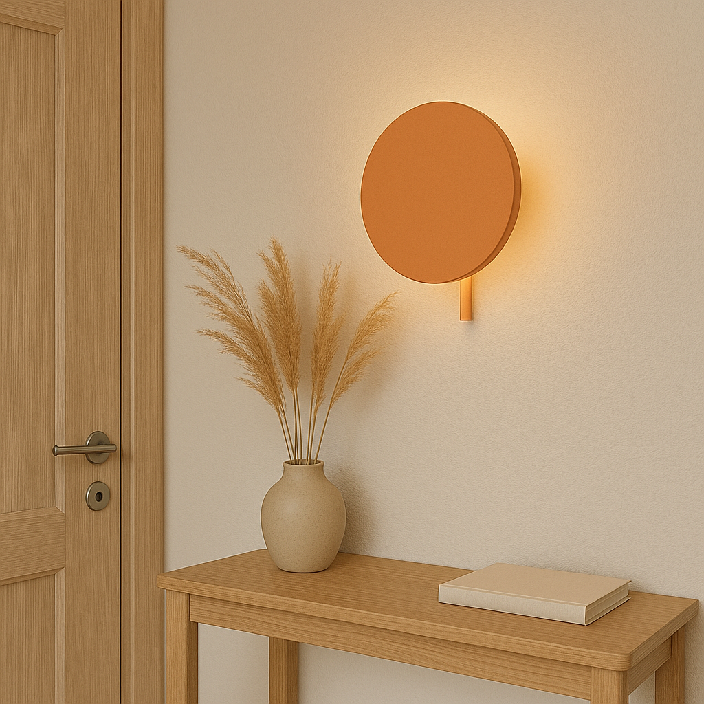 LED Round Flat Wall Light