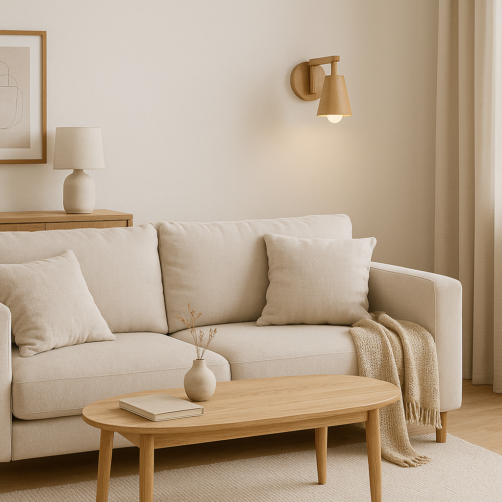 Nordic Oak Wall Light