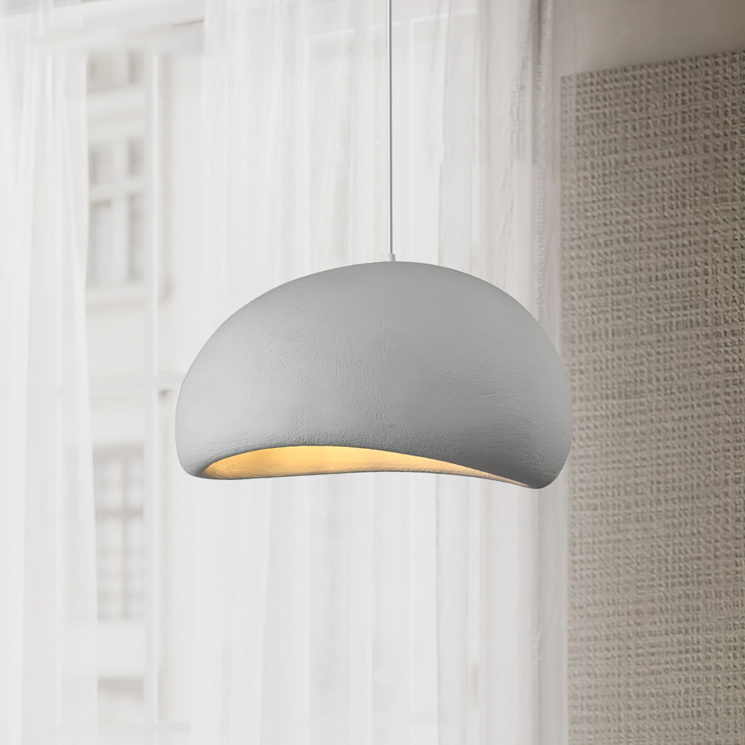 Textured Dome Pendant Ceiling Light
