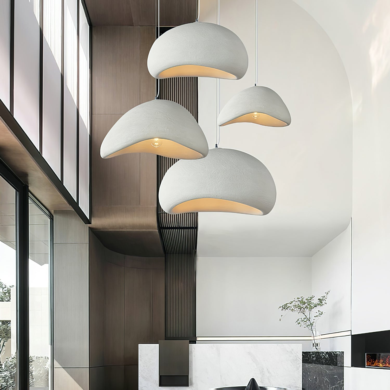 Textured Dome Pendant Ceiling Light