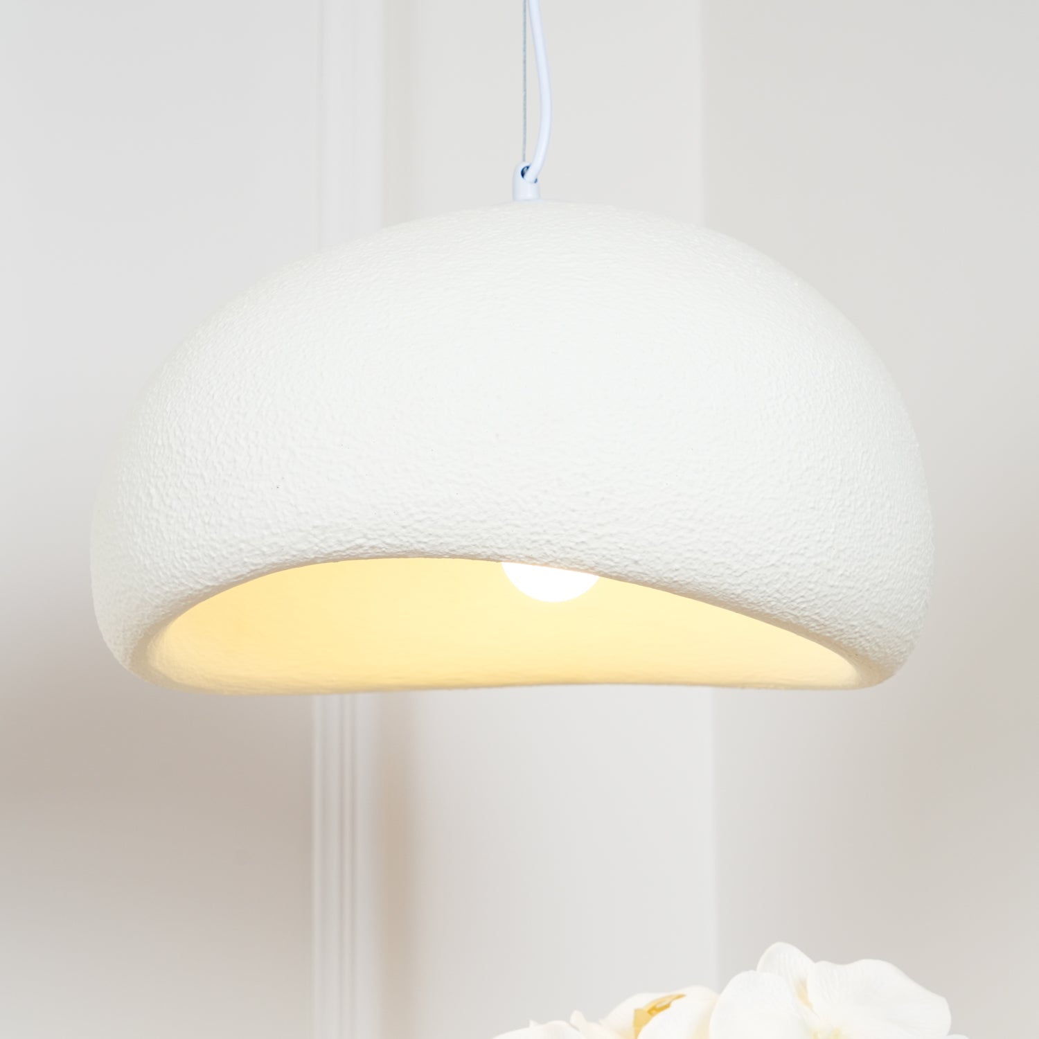 Textured Dome Pendant Ceiling Light