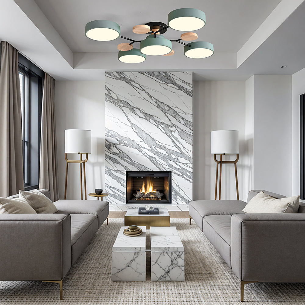 Flush Mount Ceiling Light Ring Design