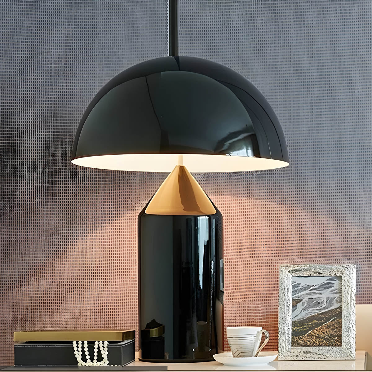 Rounded Dome Shade Table Lamp