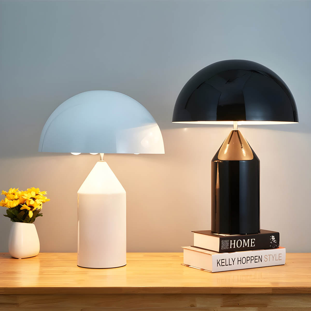 Rounded Dome Shade Table Lamp