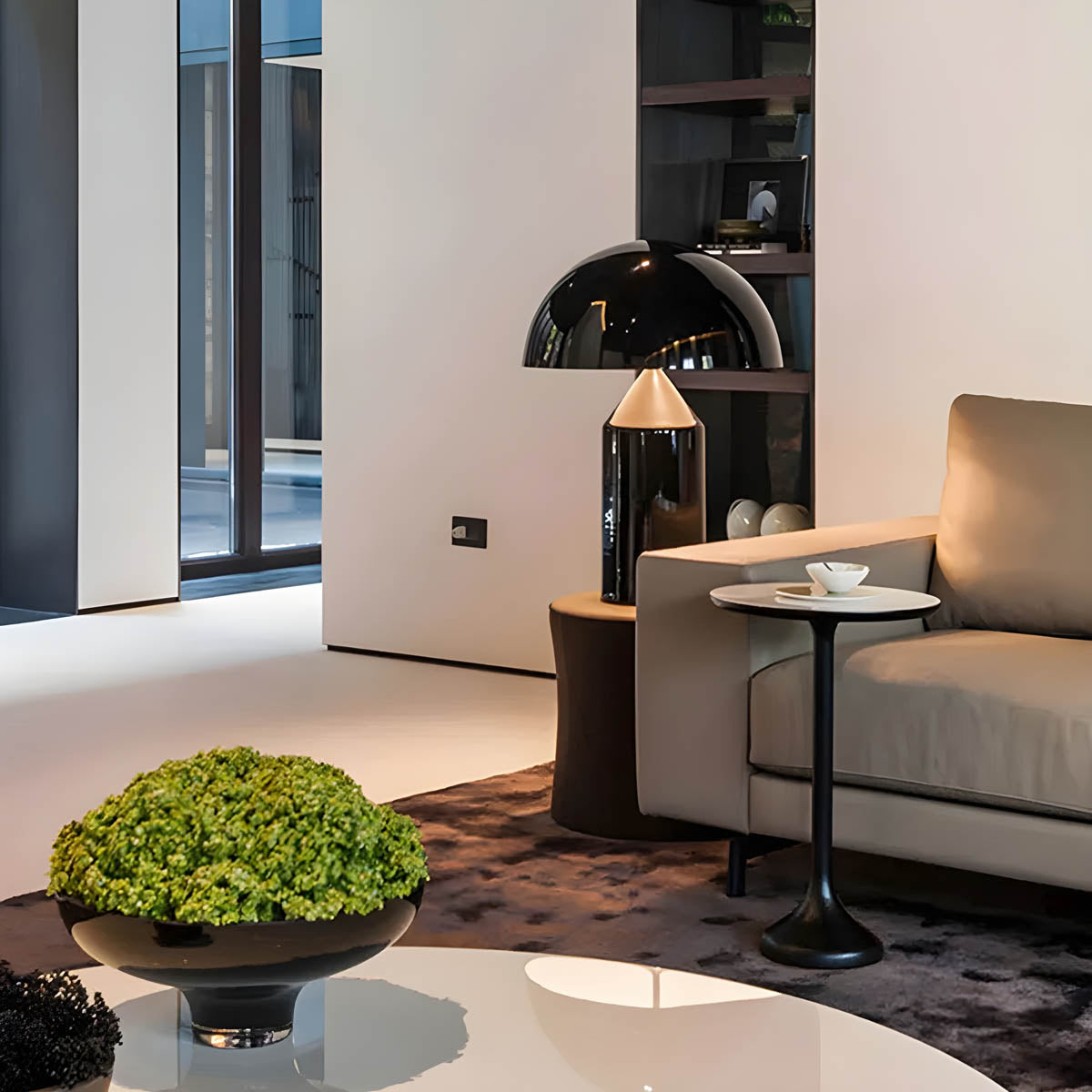 Rounded Dome Shade Table Lamp