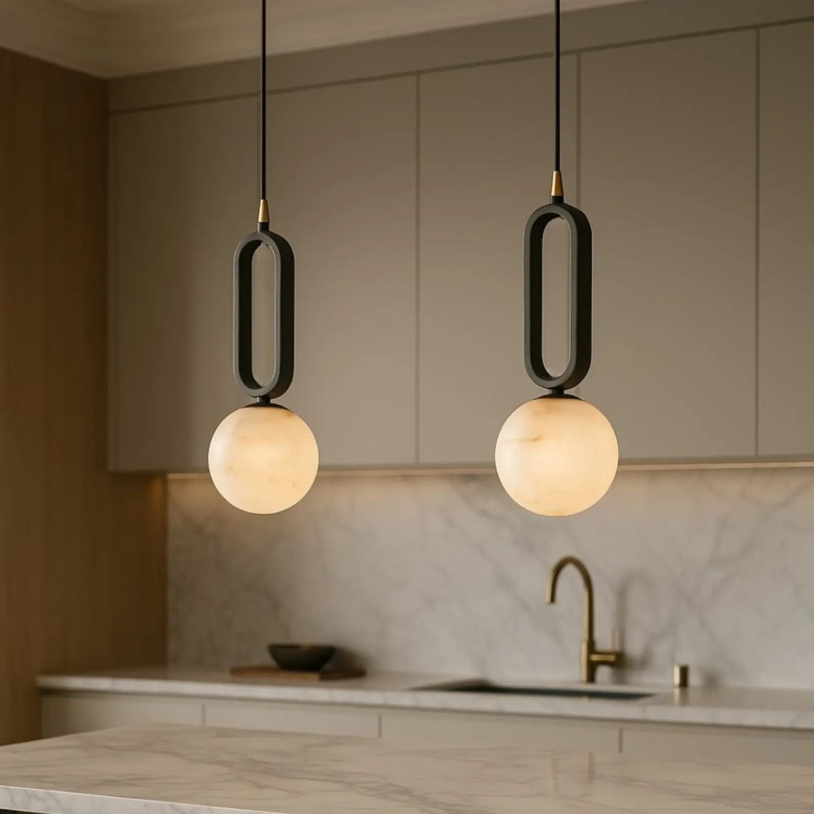 Adjustable Mounted Round Pendant Ceiling Light