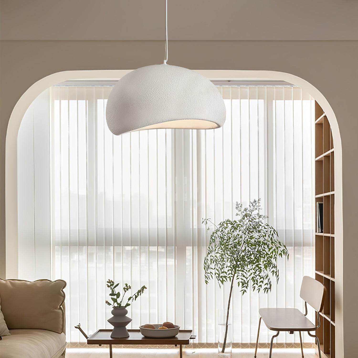 Textured Dome Pendant Ceiling Light