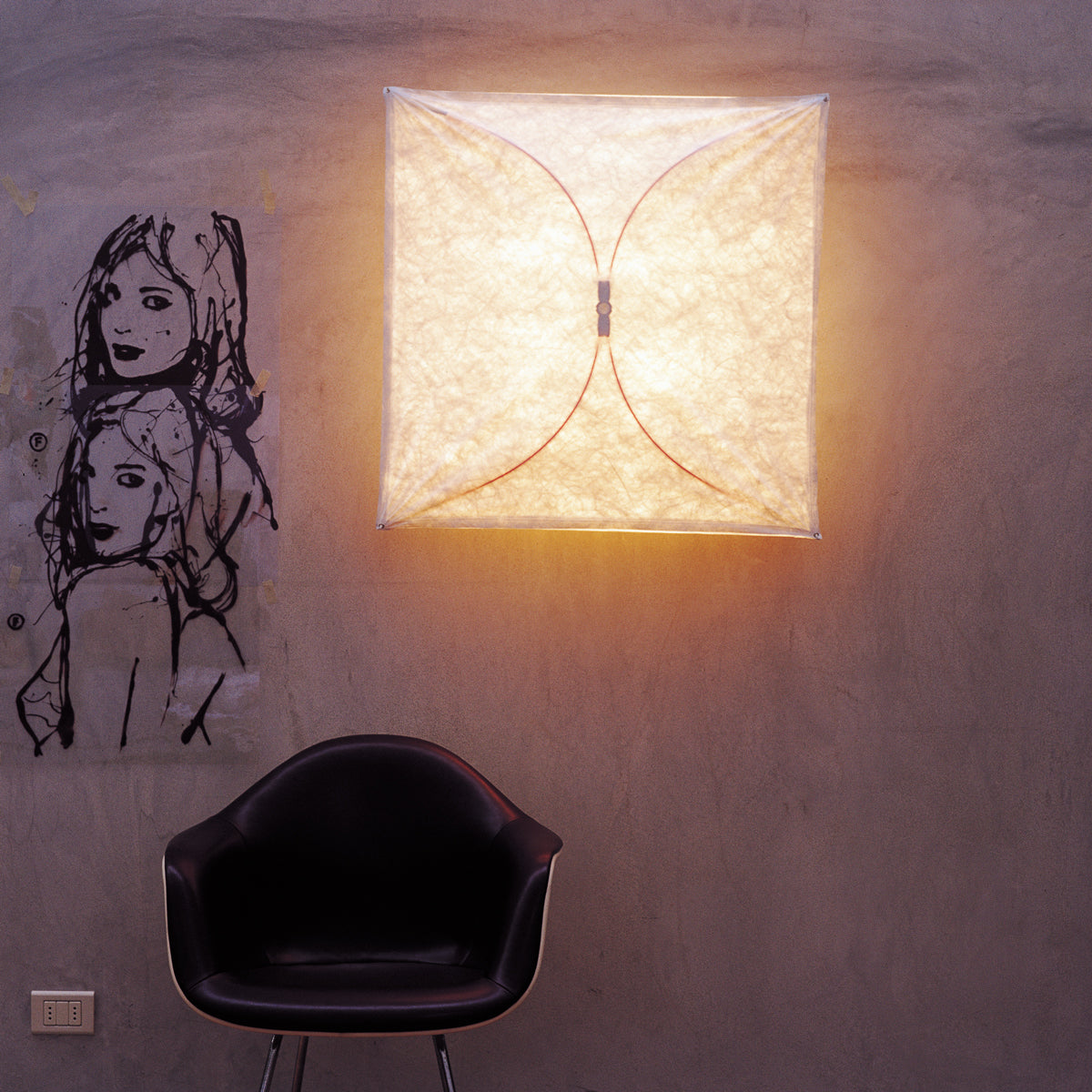 Flush Mount Square Wall Ceiling Light