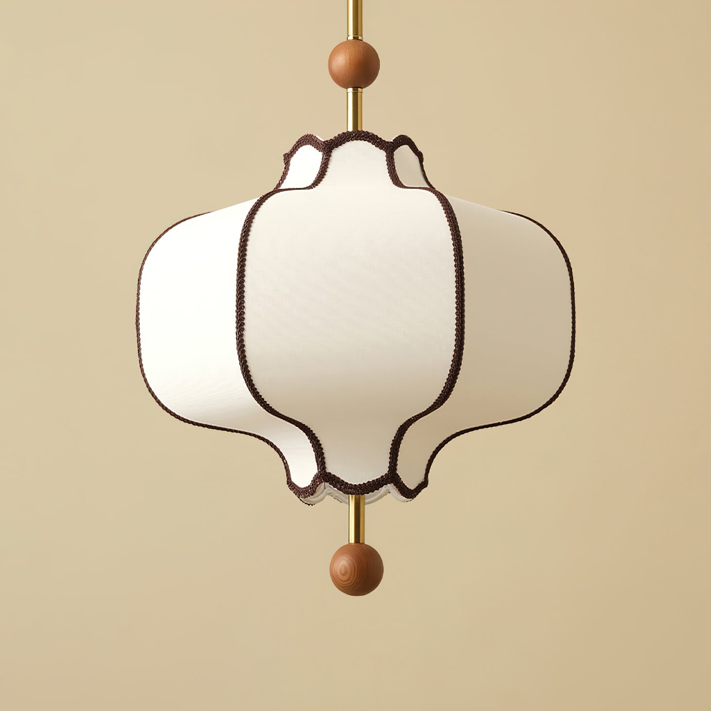 Lantern Shape Glass Pendant Ceiling Light