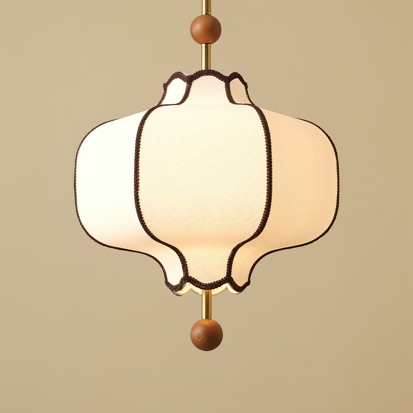 Lantern Shape Glass Pendant Ceiling Light