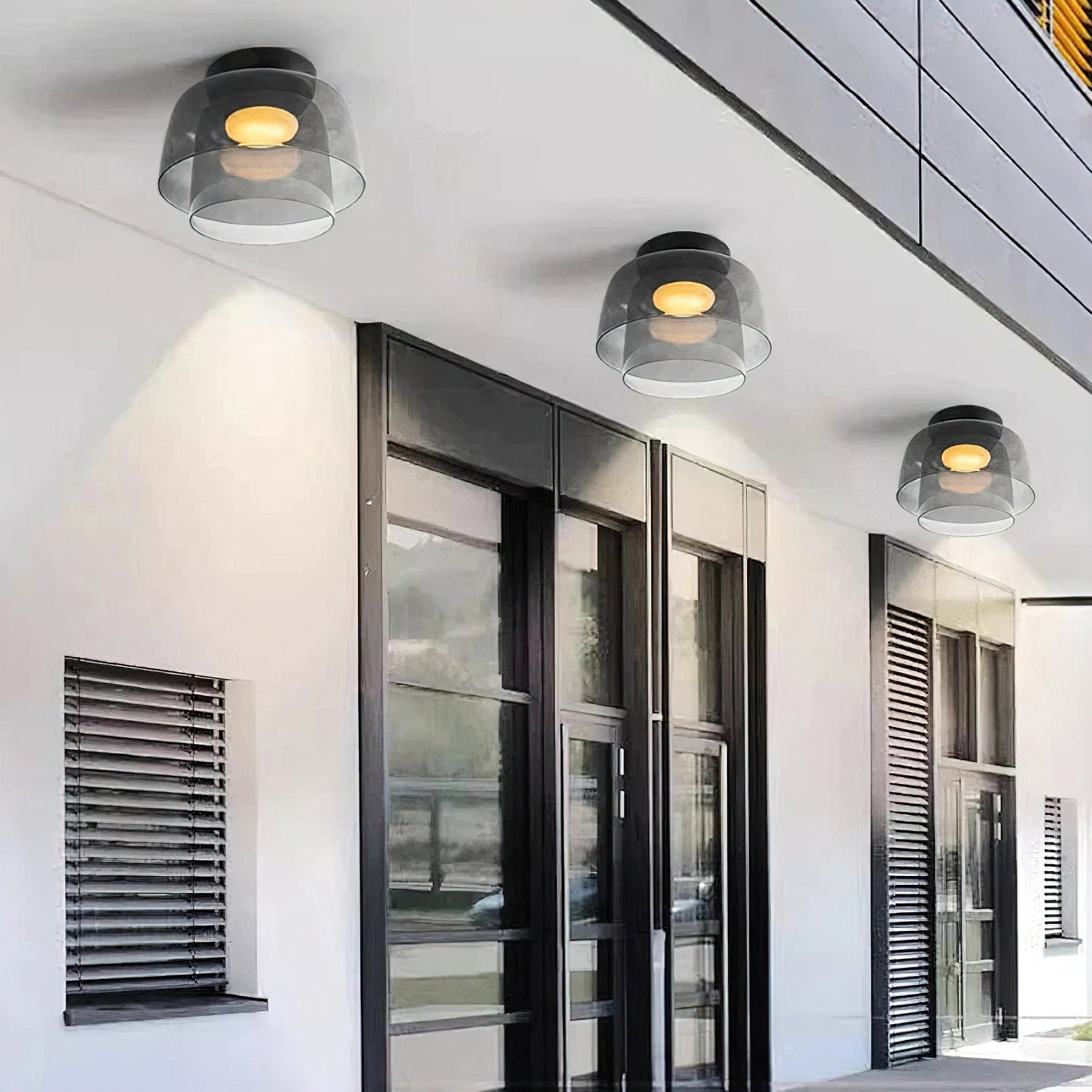 Flush Mount Shade Ceiling Light