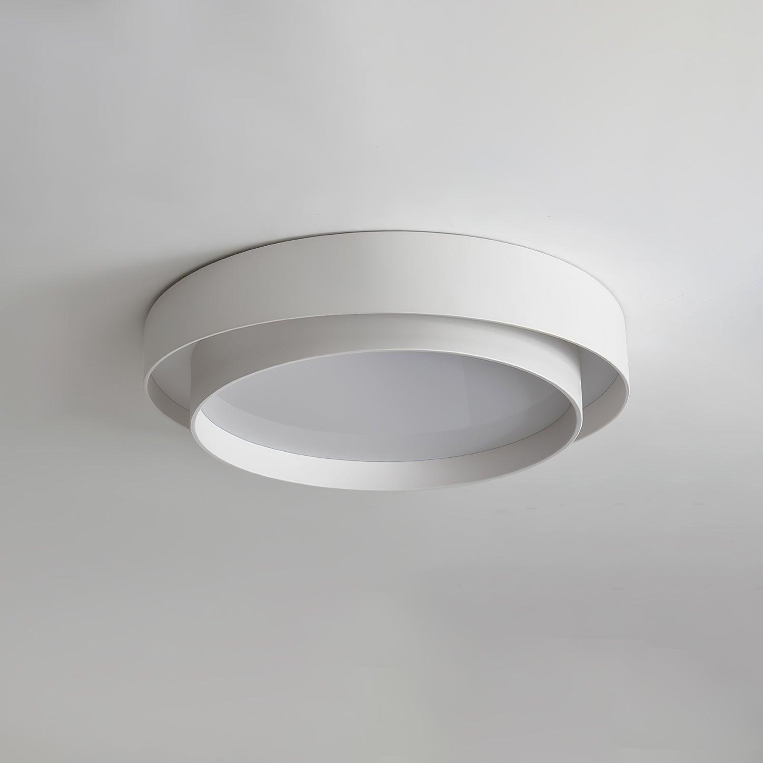 Layered Circular Flush Mount Ceiling Lamp