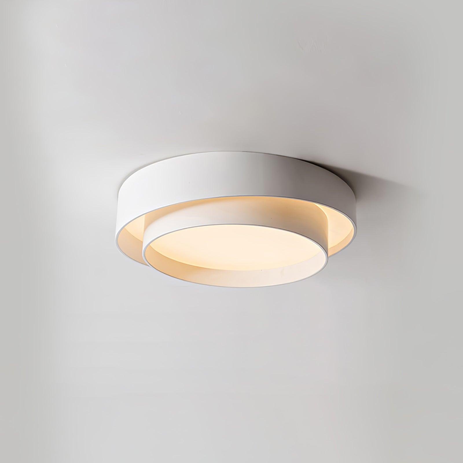 Layered Circular Flush Mount Ceiling Lamp