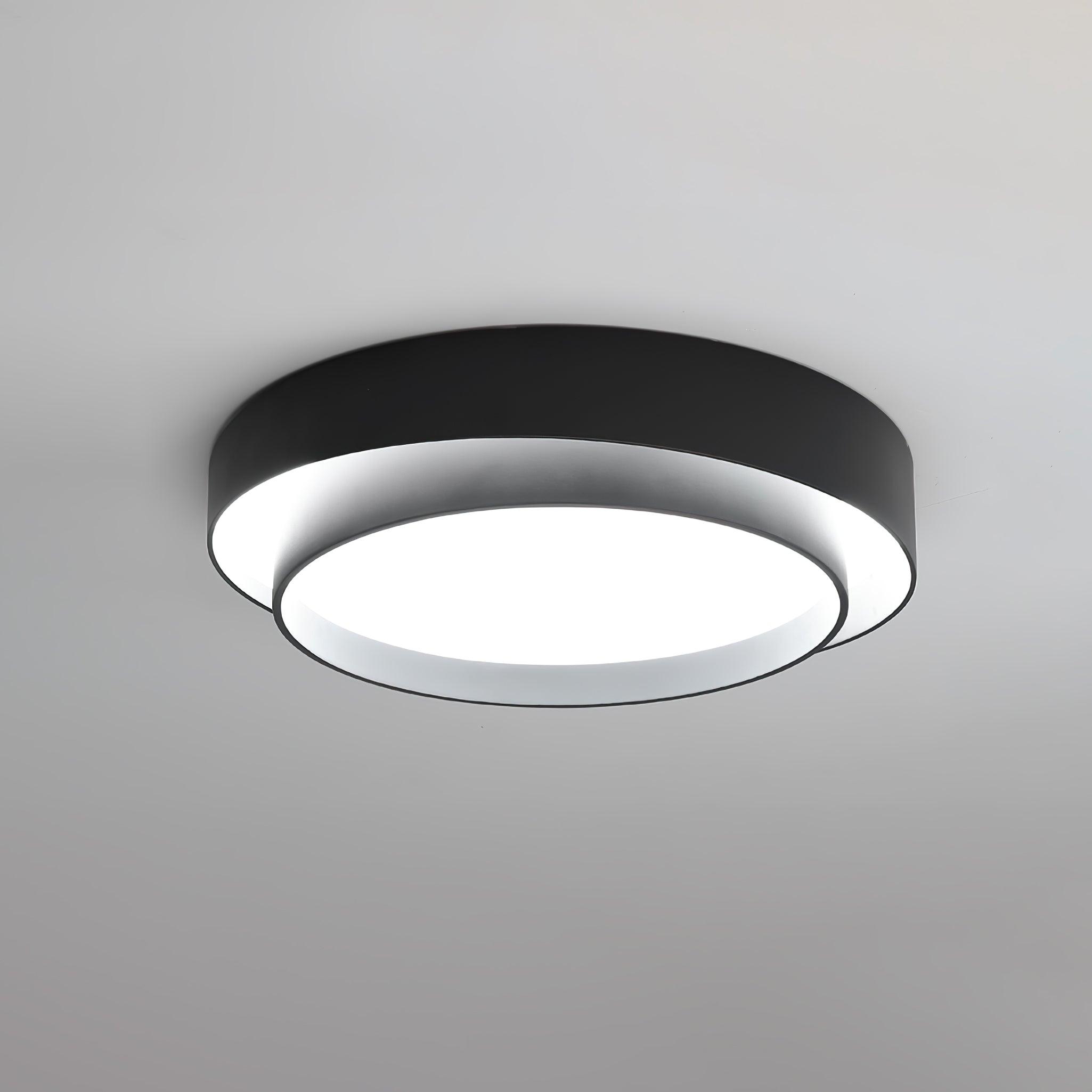 Layered Circular Flush Mount Ceiling Lamp