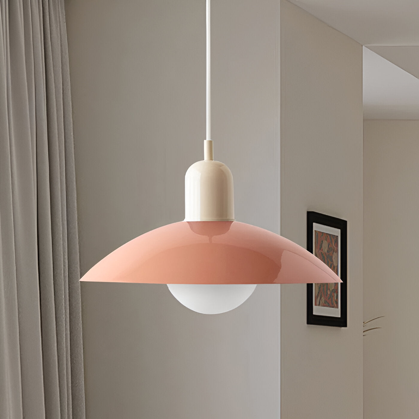 Round Adjustable Height Ceiling Light