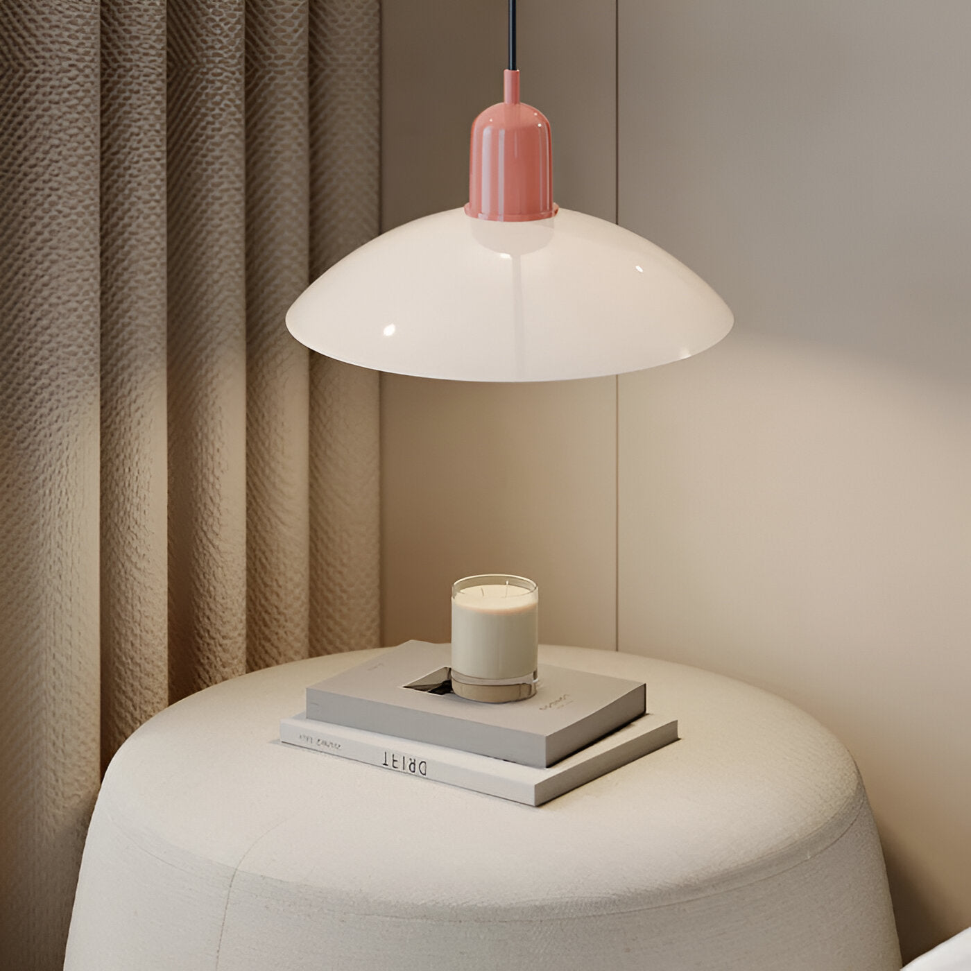 Round Adjustable Height Ceiling Light
