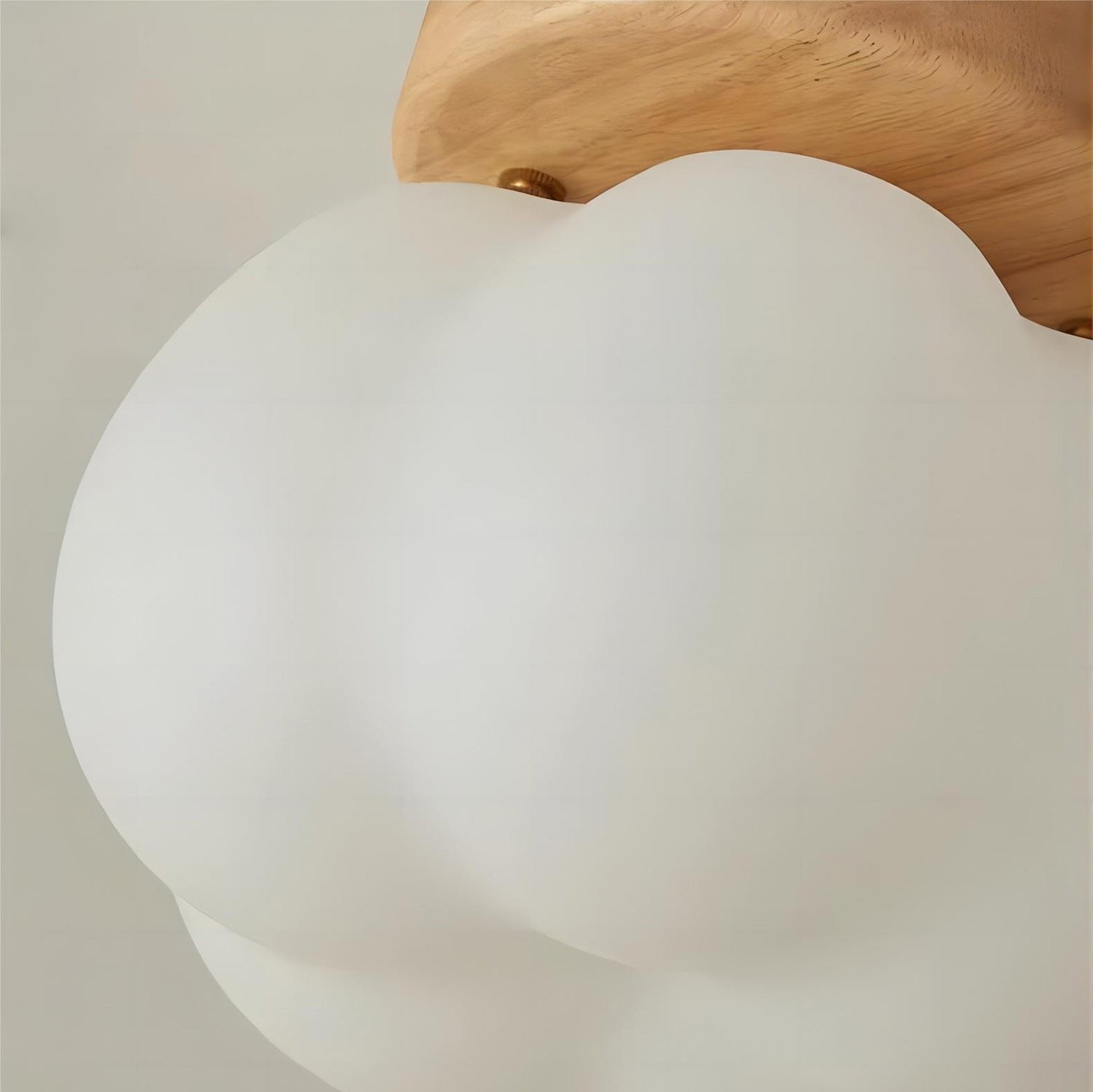Cloud-Shaped Flush Mount Ceiling Lamp