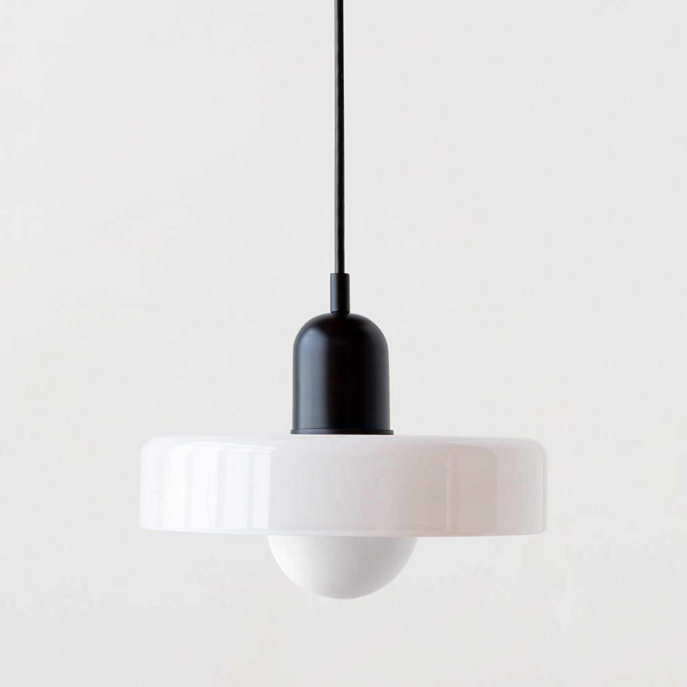 Linear Pendant Ceiling Light Glass Shade