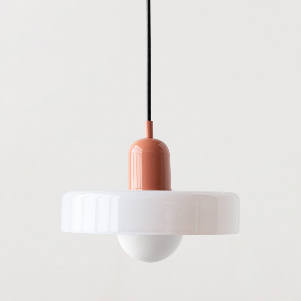 Linear Pendant Ceiling Light Glass Shade